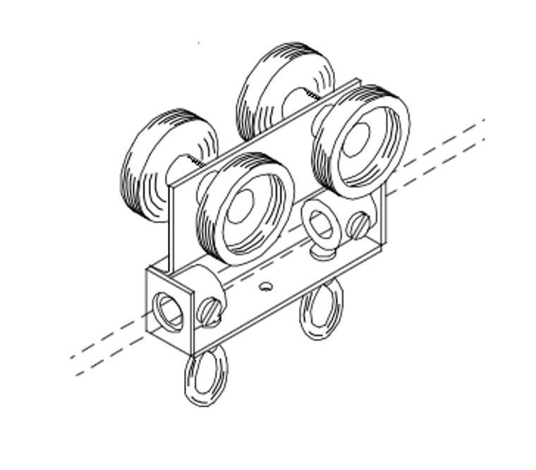 Master Carrier, 6" Trim Chain #102-6