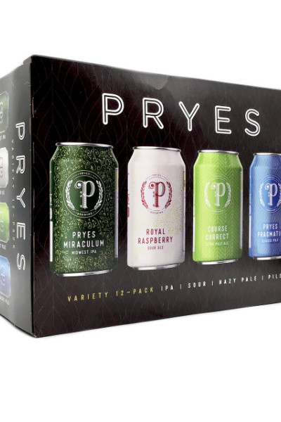 Pryes Brewery Raspberry Pryes Sampler 12pk cans - Surdyk's