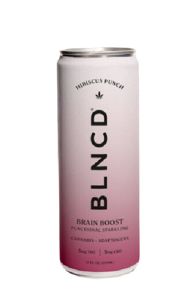 BLNCD Brain Boost 4pk 5mg THC 5mg CBD Hibiscus Punch Functional
