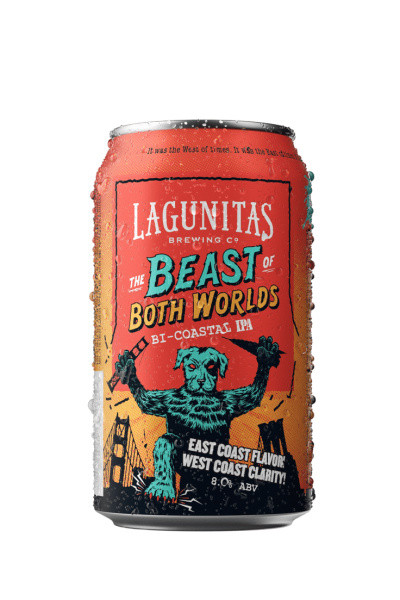 Lagunitas Beast of Both Worlds Bi-Coastal IPA 8% ABV 6pk cans