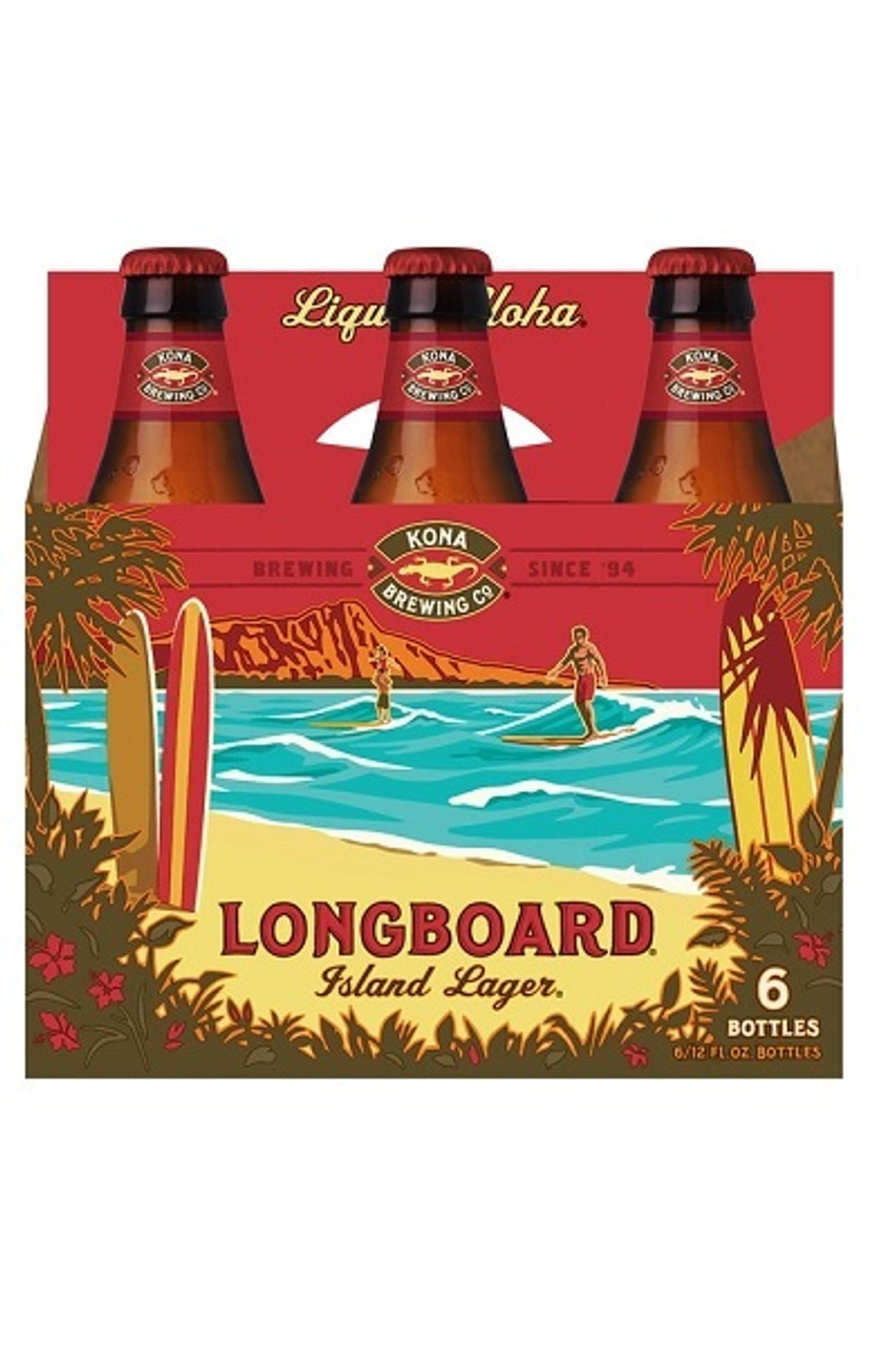 Kona Brewing LONGBOARD  Lager サイン Kona Brewing Co. . Longboard Island Lager, 12 Pack 12 Fl Oz