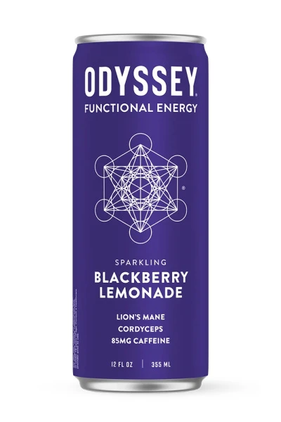 Odyssey Elixir Focus + Energy Sparkling Blackberry Lemonade single