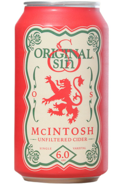 Original Sin McIntosh Unfiltered Cider 6pk cans - Surdyk's