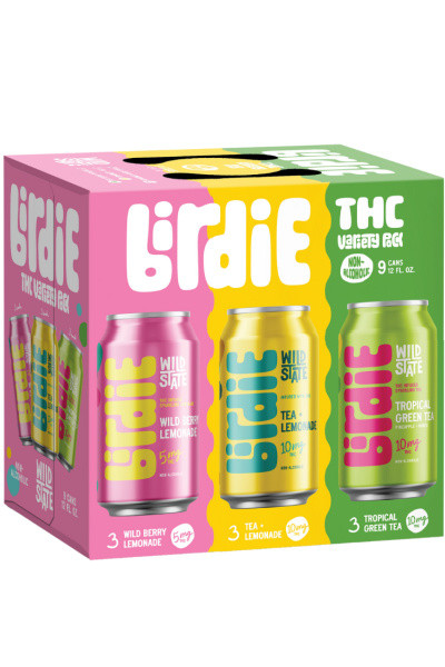 Birdie 5mg and 10mg THC Variety 9pk 12oz cans - Surdyk's