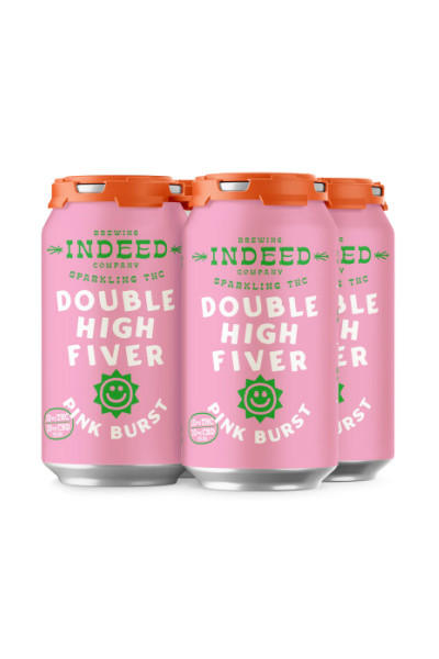 Indeed Pink Burst 10mg THC 10mg CBD 12oz 4pk cans - Surdyk's