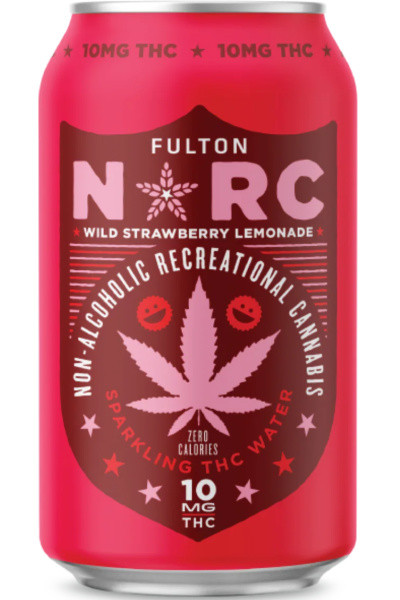 Fulton Narc Wild Strawberry Lemonade 10mg THC 4pk 12oz cans - Surdyk's