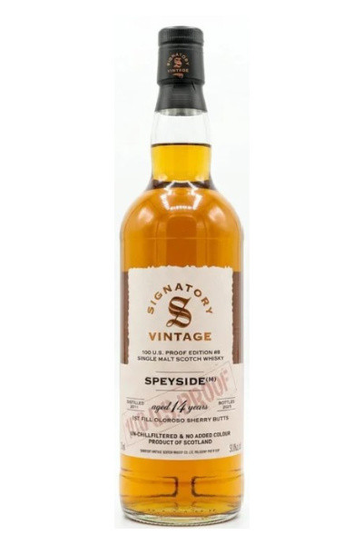 Signatory Vintage (M) Macallan 14 Year Single Malt Scotch 100