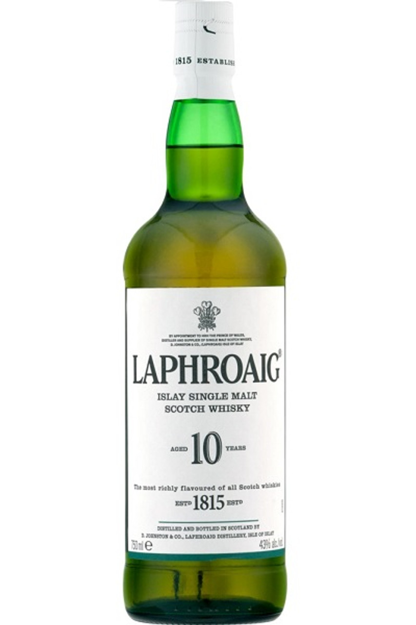 Laphroaig 10 Year Old Single Islay Malt Scotch