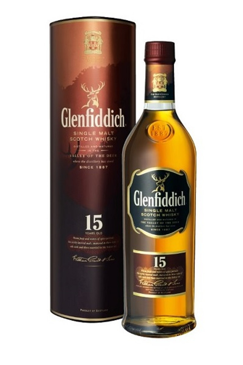 Glenfiddich 15yr Solera Reserve Single Malt Scotch Whiskey 750 ML – Ludwig  Fine Wine