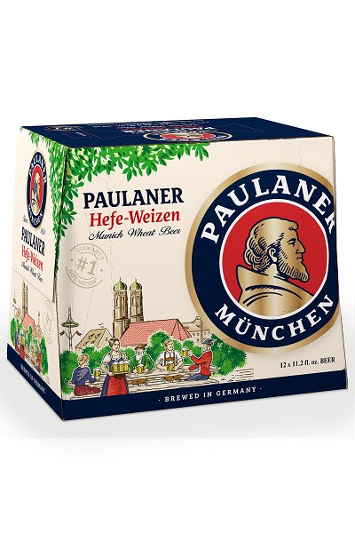 Paulaner Hefe-Weizen Munich Wheat 12 pack bottles