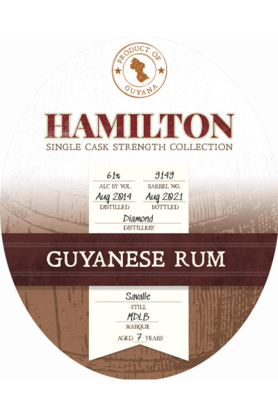 Hamilton Single Cask Guyanese Rum