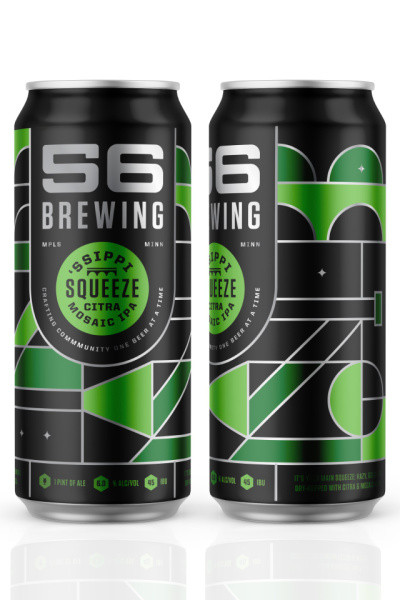 56 Brewing 'Ssippi Squeeze Mosaic IPA 4pk 16oz cans - Surdyk's