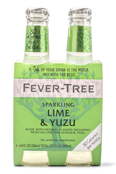 Fever Tree Sparkling Soda Lime and Yuzu 4pk Fever Tree Sparkling Soda Lime and Yuzu 4pk