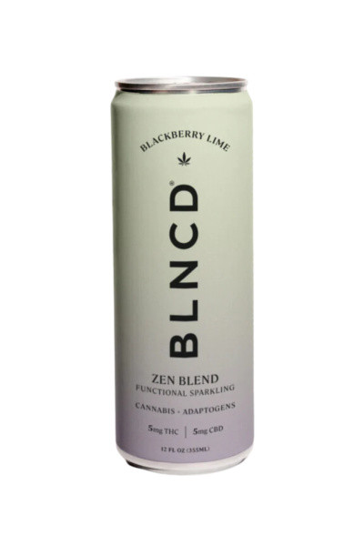 BLNCD Zen Blend 4pk 5mg THC 5mg CBD Blackberry Lime Functional