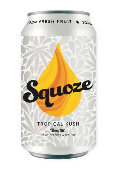 Sociable Cider Werks Squoze Tropical Kush 10mg THC Pineapple, Guava Passionfruit