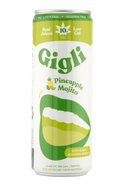 Gigli Pineapple Mojito 10mg THC 4pk 12oz cans