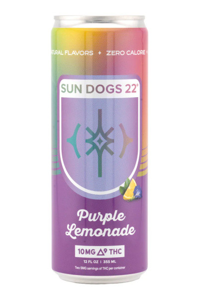 Sun Dogs Purple Lemonade 10mg 4pk 16oz cans