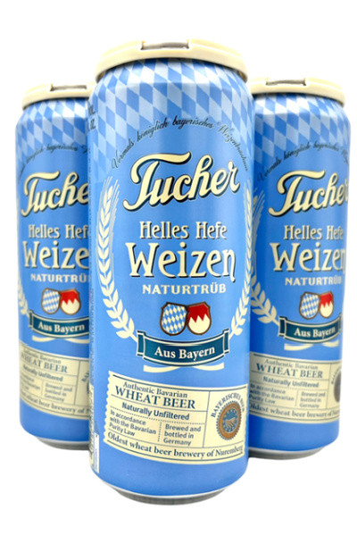 Tucher Brau Helles Hefeweizen 4pk 500ml cans - Surdyk's