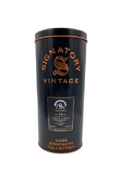 Signatory Laphroaig 1998 24 Year Cask Strength Single Malt Scotch 700ml