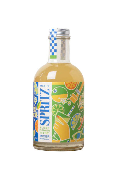 Mixly Elderflower Mint Spritz Mixer 250ml - Surdyk's