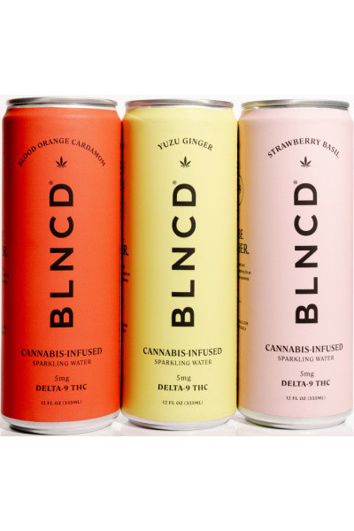 BLNCD Cannabis Infused Sparkling Water 5mg THC Variety 6pk cans