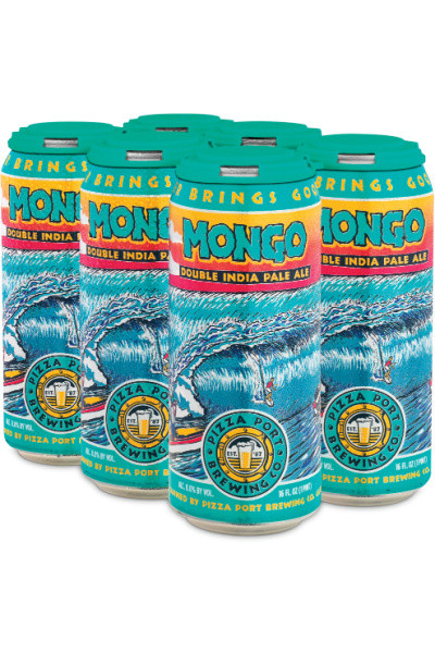 Pizza Port Mongo Double IPA 6pk 16oz Can