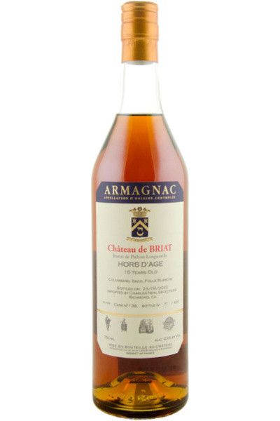 Château de Briat 15-Year-Old Armagnac Hors d'Age Baron de Pichon