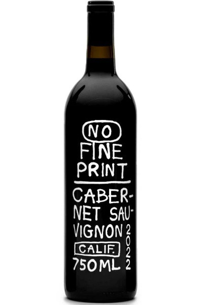 No Fine Print Cabernet Sauvignon California