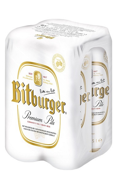 Bitburger 16oz 4pk cans