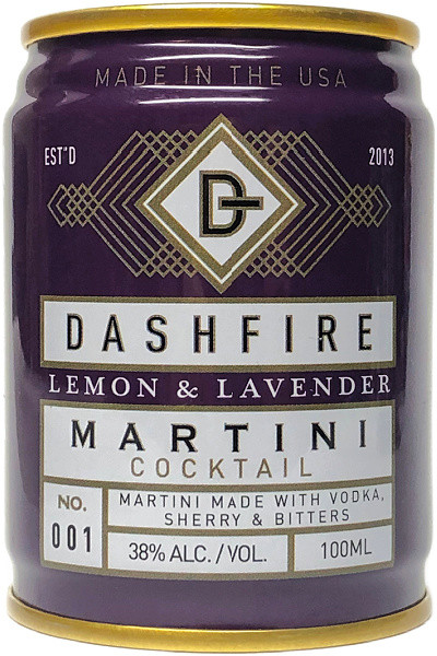 Dashfire Lemon Lavender Martini RTD 100ml can