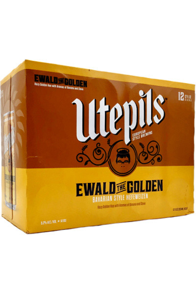 Utepils Ewald The Golden Bavarian Style Hefeweizen 12pk cans