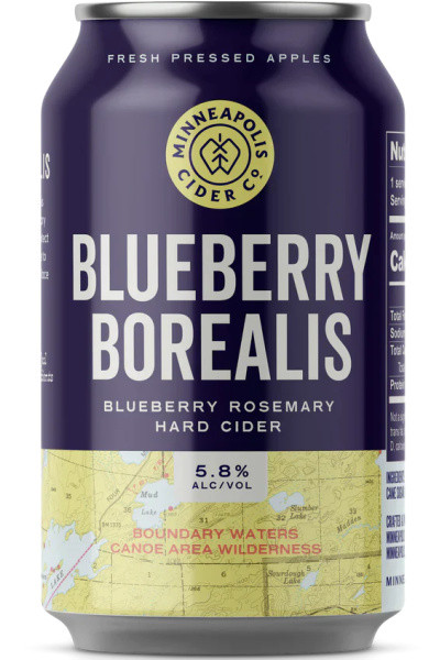 Minneapolis Cider Co. Blueberry Borealis Blueberry Rosemary Cider