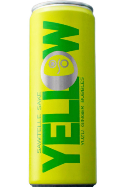 Sawtelle Sake Yellow Yuzu Ginger Bubbles 11.3oz can