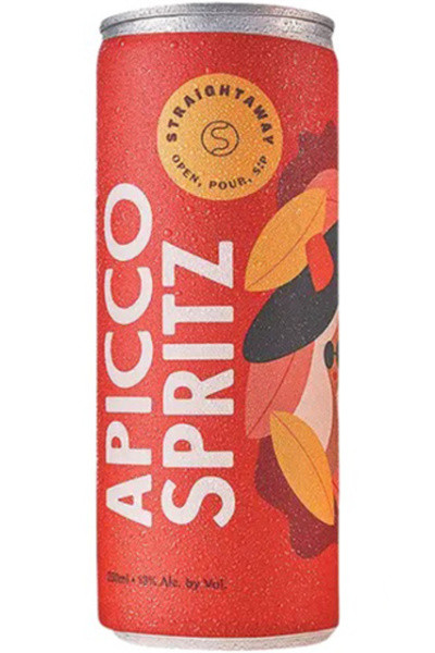 Straightaway Wine Apicco Spritz RTD 250ml can - Surdyk's
