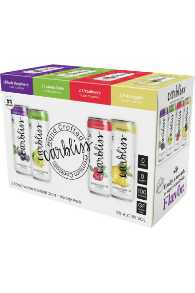 Carbliss Classic Bliss Variety 8pk 12oz cans - Surdyk's