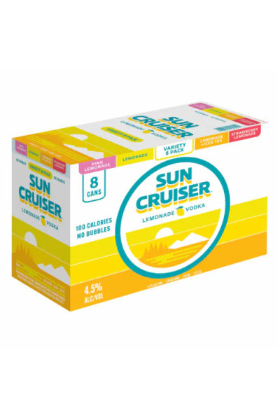 Sun Cruiser Vodka Lemonade Variety 8pk 12oz cans - Surdyk's