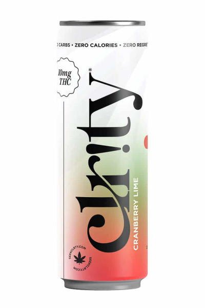Clr!ty Pink Lemonade 4pk 12oz cans 10mg THC - Surdyk's