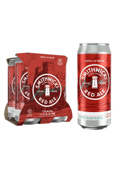 Smithwick's Irish Red Ale 4pk cans