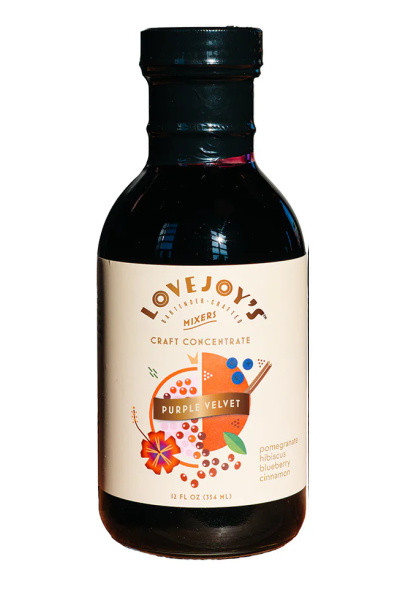 Lovejoy's Purple Velvet Craft Concentrate Sangria Mixer 12oz bottle