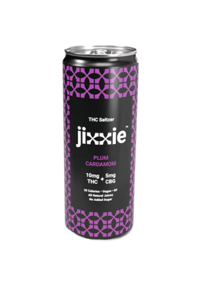 Jixxie Plum Cardamom 10mg THC 4pk 12oz cans
