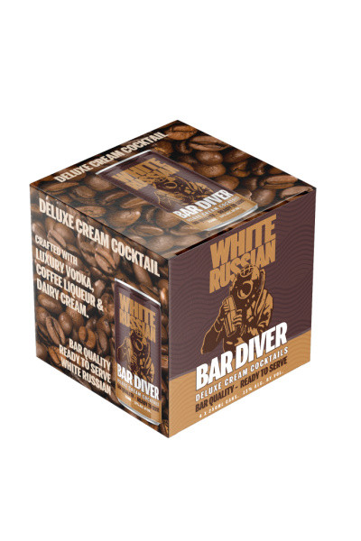 Bar Diver Deluxe Cream Cocktails Grasshopper 4pk 250ml cans - Surdyk's