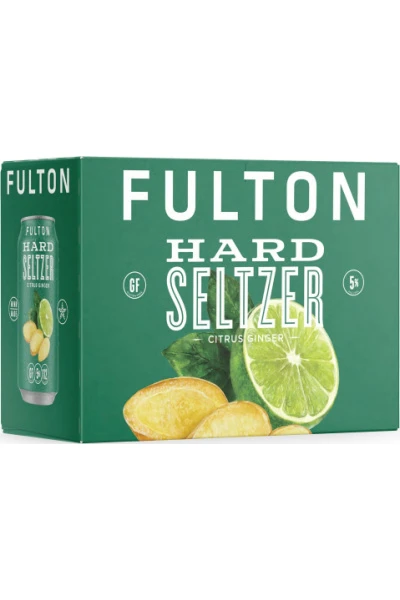 Fulton Citrus Ginger Hard Seltzer 12pk 12oz cans