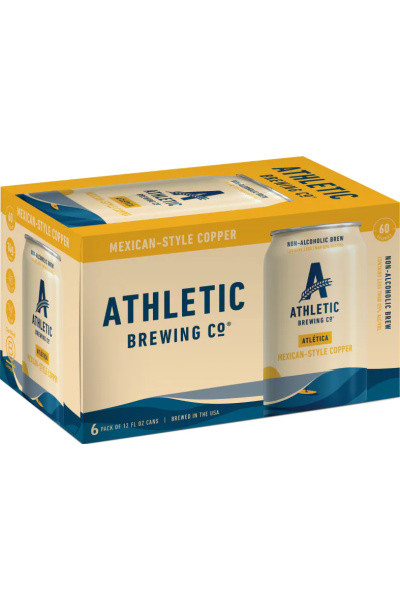 Athletic Brewing Co. Atlética Non-Alcoholic Mexican-Style Copper 6pk 12oz Cans