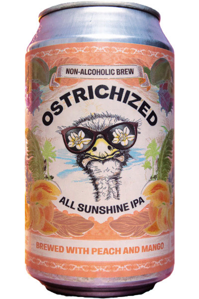 Ostrichized All Sunshine IPA Non-Alcoholic Brew 4pk 12oz Cans