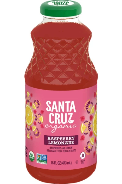 Santa Cruz Raspberry Lemonade Single 16oz Bottle