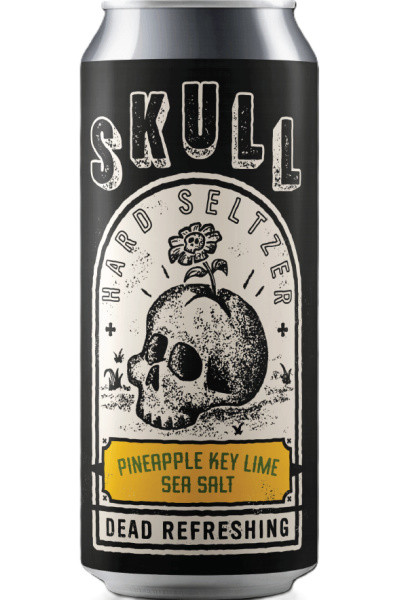 Modist Skull Pineapple Key Lime Sea Salt Hard Seltzer 4pk 16oz