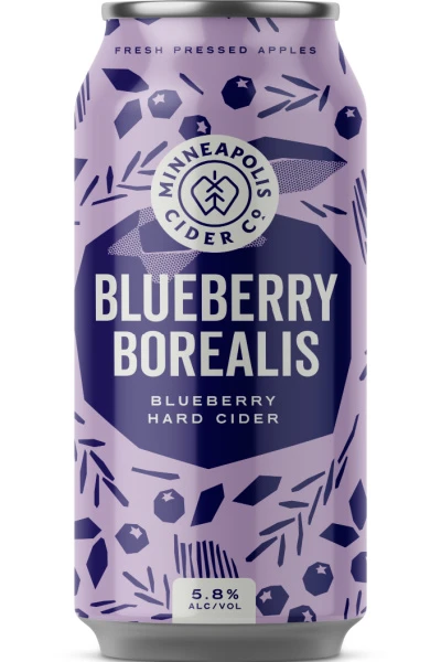 Minneapolis Cider Co. Blueberry Borealis 4pk 16oz cans