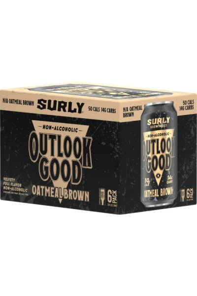 Surly Outlook Good Oatmeal Brown 6pk 12oz cans