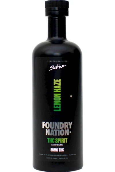 Foundry Nation Lemon Haze Lemon Lime THC Spirit 85mg THC 750ml Bottle
