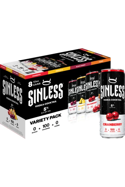 Sinless Vodka Cocktail Variety 8pk 12oz Cans